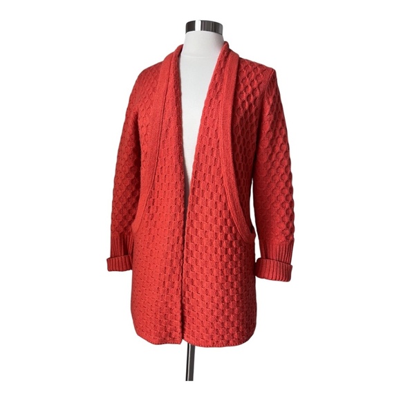 Brixon Ivy Stitch Fix Cable Chunky Knit Faux Cashmere Knit Duster Cardigan M - Picture 16 of 16